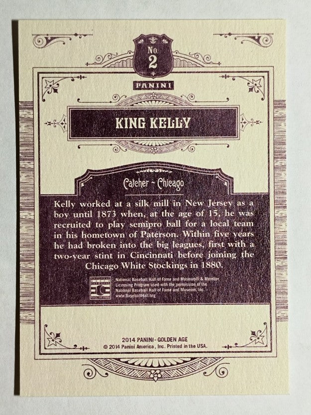 2014 Panini Golden Age #2 King Kelly