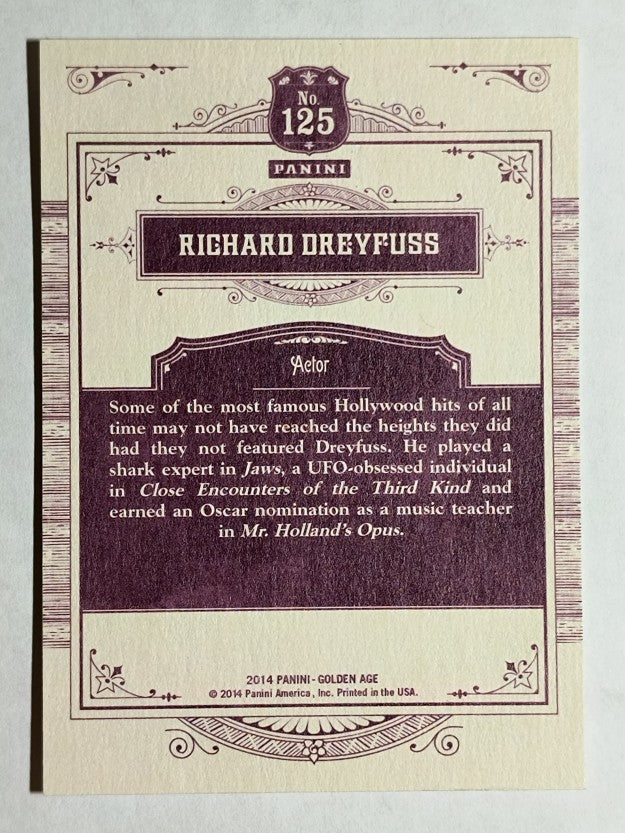 2014 Panini Golden Age #125 Richard Dreyfuss