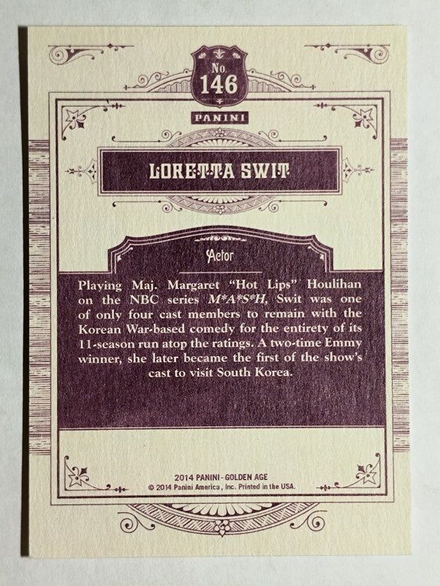 2014 Panini Golden Age #146 Loretta Swit
