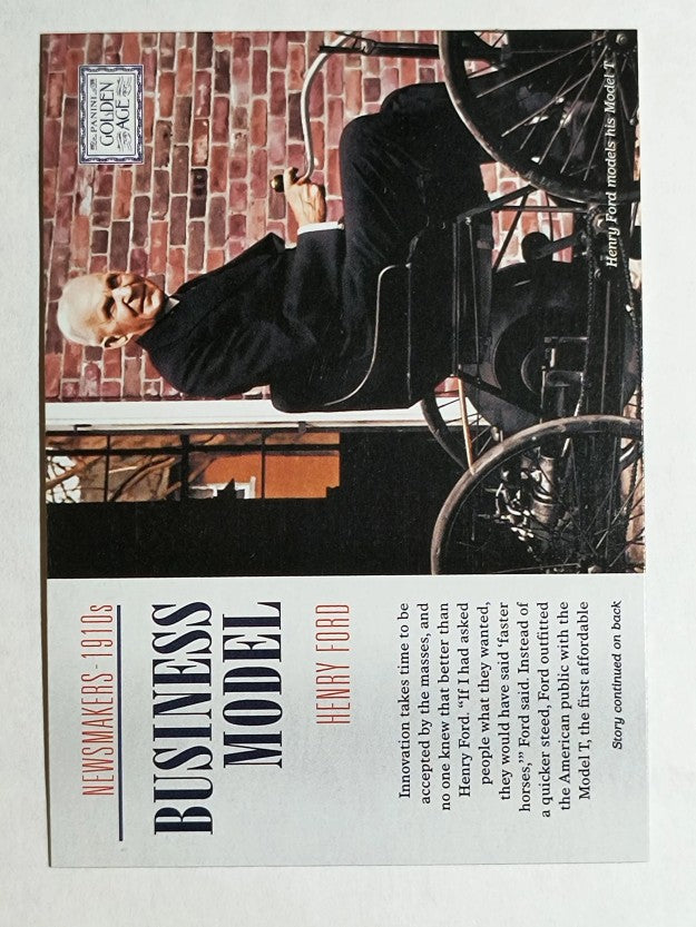 2014 Panini Golden Age Newsmakers #2 Henry Ford