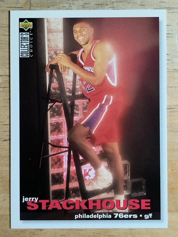 1995-96 Collector's Choice #220 Jerry Stackhouse RC