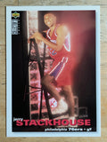 1995-96 Collector's Choice #220 Jerry Stackhouse RC