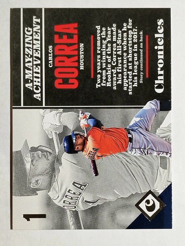 2017 Panini Chronicles #87 Carlos Correa