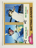 1981 Topps #1 George Brett/Bill Buckner LL