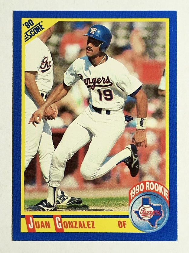 1990 Score #637 Juan Gonzalez RC