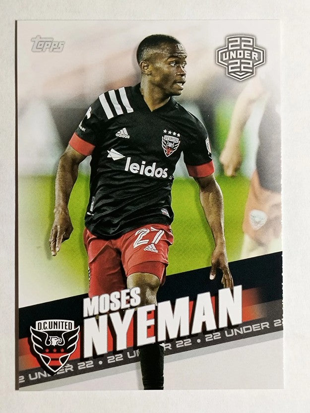 2022 Topps MLS #181 Moses Nyeman U22