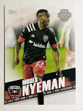 2022 Topps MLS #181 Moses Nyeman U22