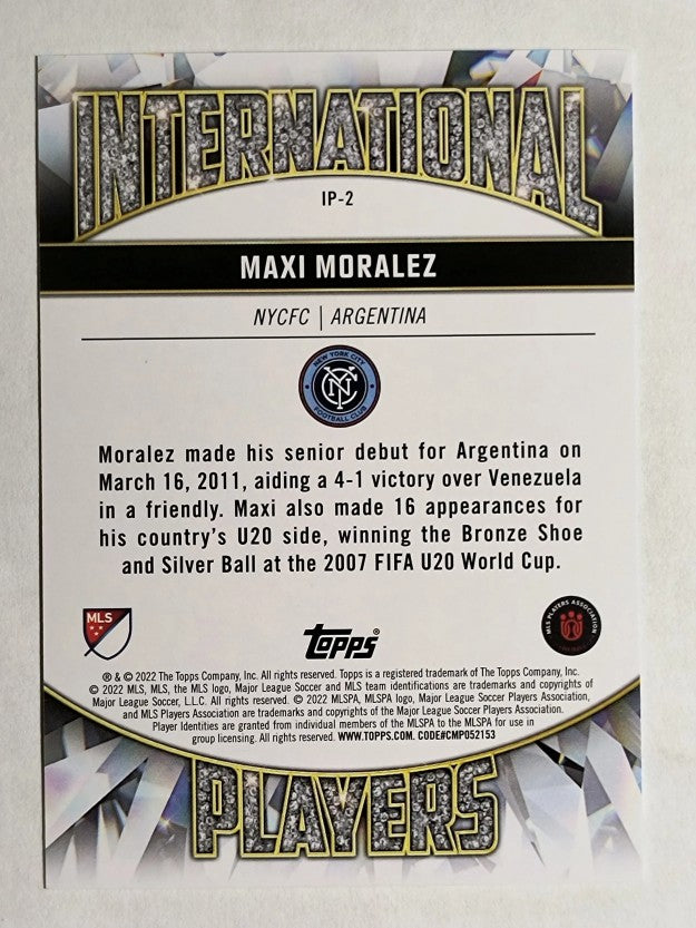 2022 Topps MLS International Players #IP2 Maxi Moralez