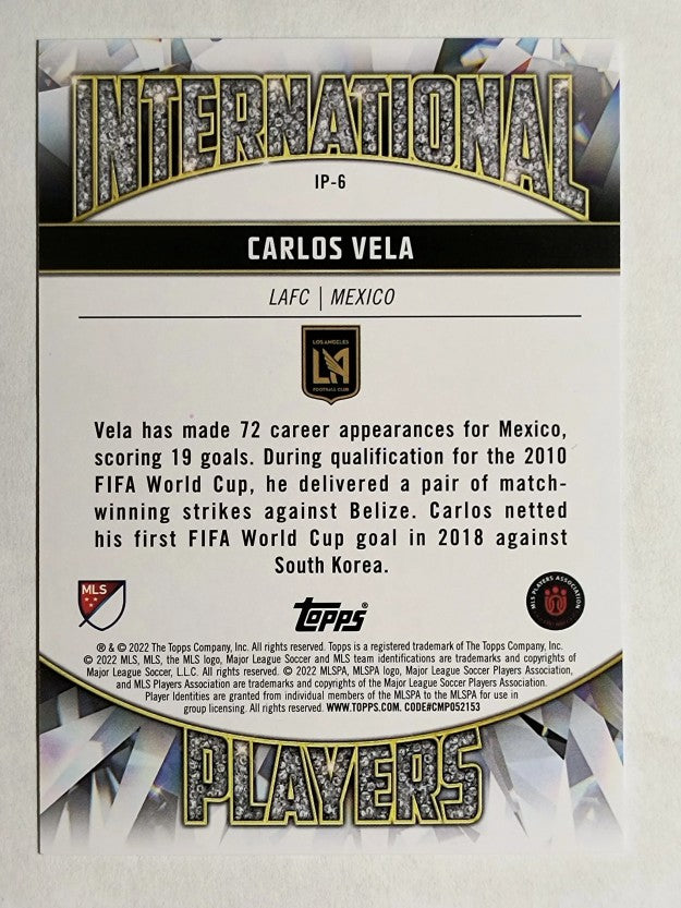 2022 Topps MLS International Players #IP6 Carlos Vela