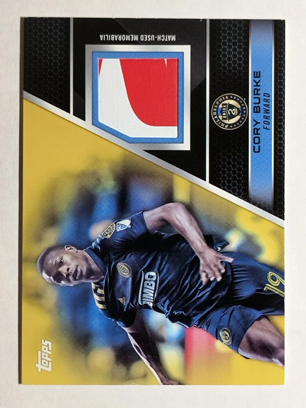 2022 Topps MLS Relics Gold #RCBU Cory Burke