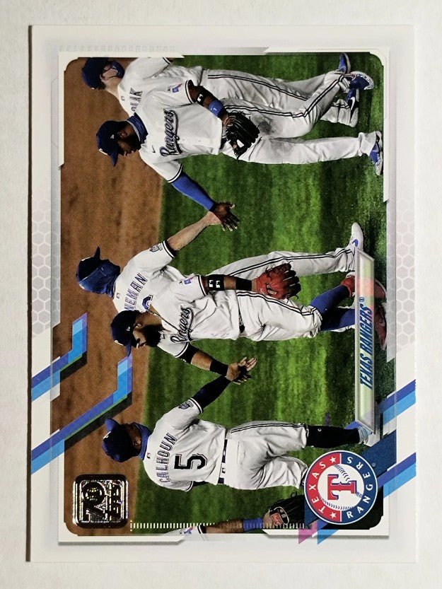 2021 Topps #283 Texas Rangers TC