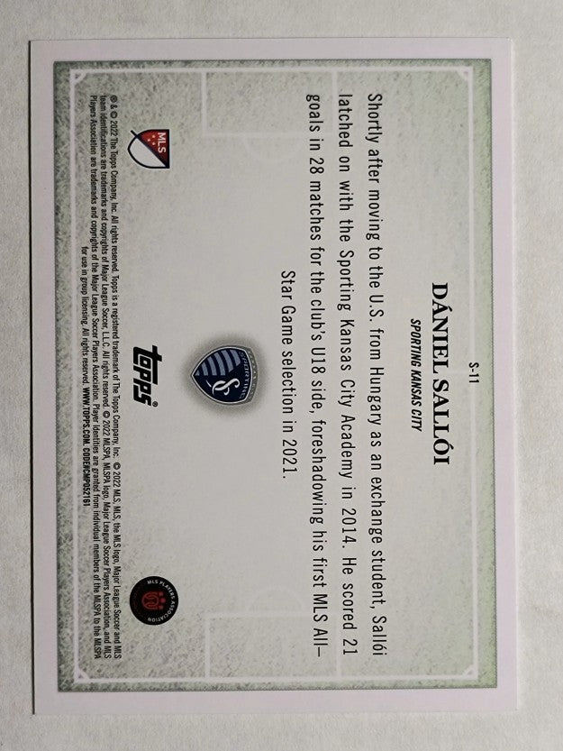 2022 Topps MLS Scholarly #S11 Daniel Salloi