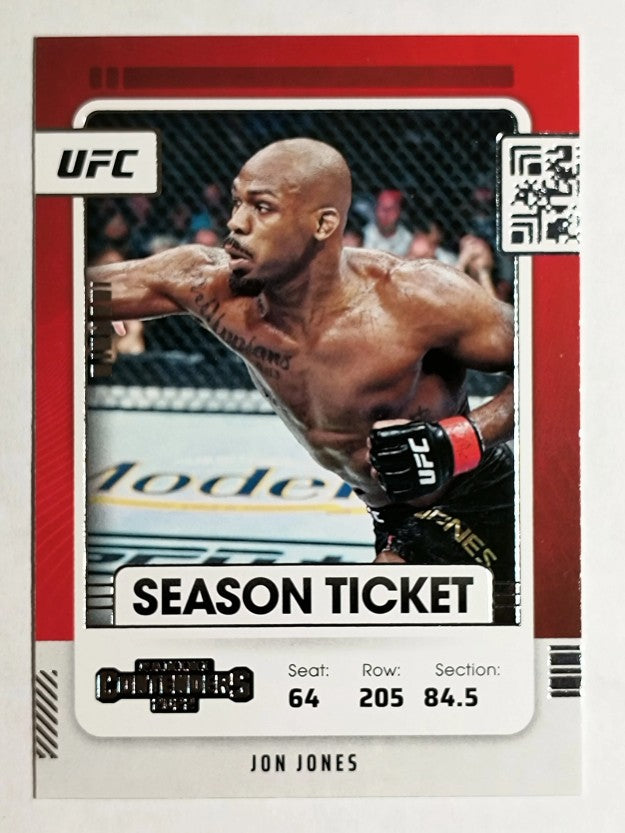2022 Panini Chronicles UFC #106 Jon Jones/Contenders Season Ticket