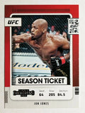 2022 Panini Chronicles UFC #106 Jon Jones/Contenders Season Ticket