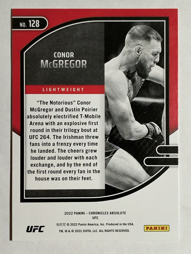2022 Panini Chronicles UFC #128 Conor McGregor/Absolute