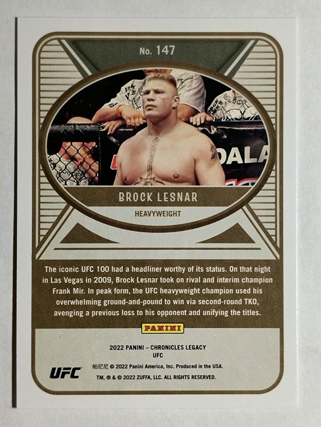 2022 Panini Chronicles UFC #147 Brock Lesnar/Legacy