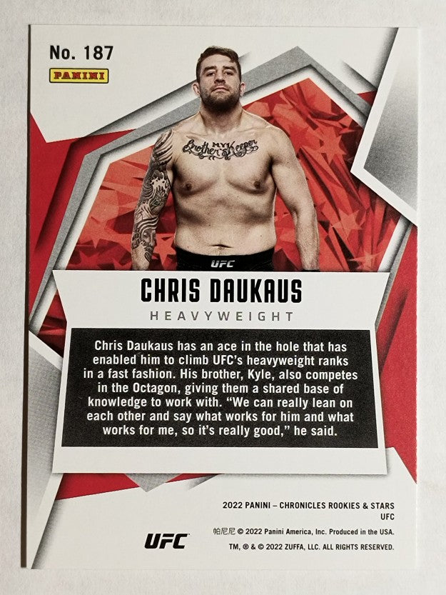2022 Panini Chronicles UFC #187 Chris Daukaus/Rookies and Stars
