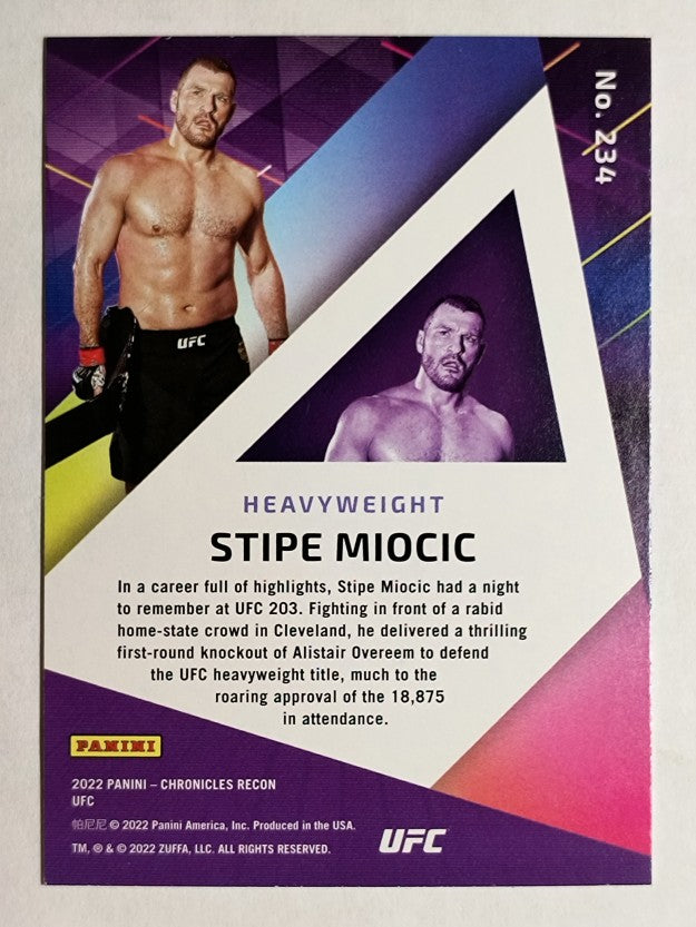 2022 Panini Chronicles UFC #234 Stipe Miocic/Recon