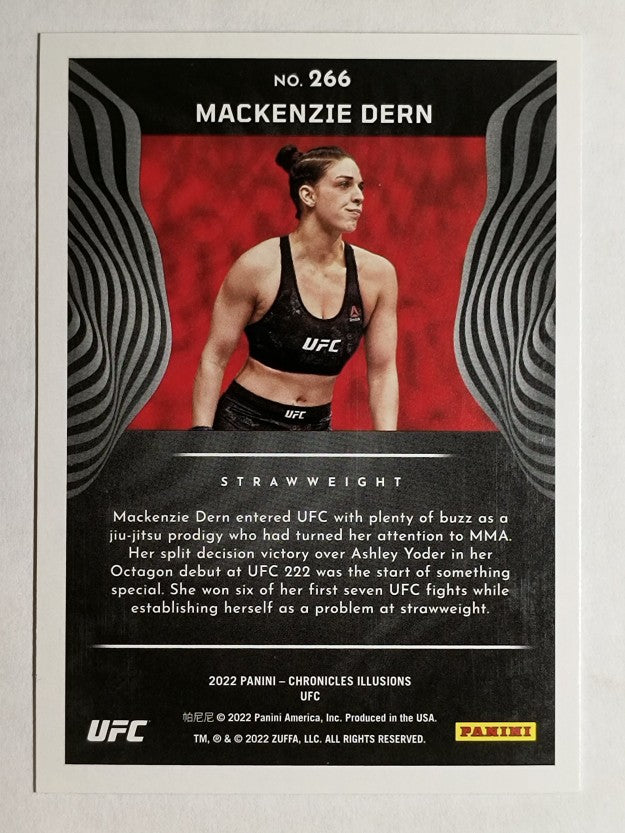 2022 Panini Chronicles UFC #266 Mackenzie Dern/Illusions