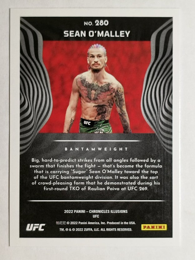 2022 Panini Chronicles UFC #280 Sean O'Malley/Illusions