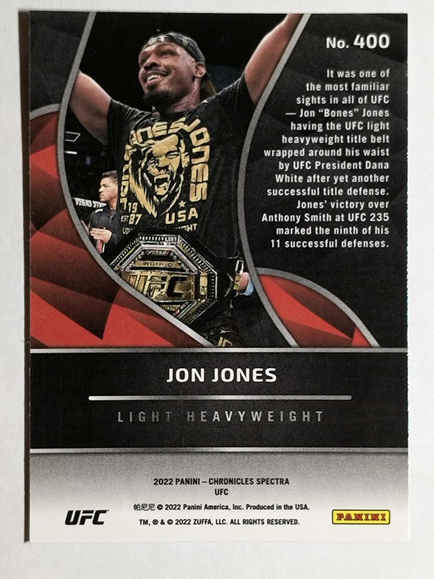 2022 Panini Chronicles UFC #400 Jon Jones/Spectra