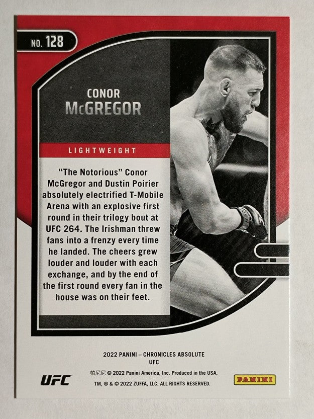 2022 Panini Chronicles UFC Purple #128 Conor McGregor/Absolute
