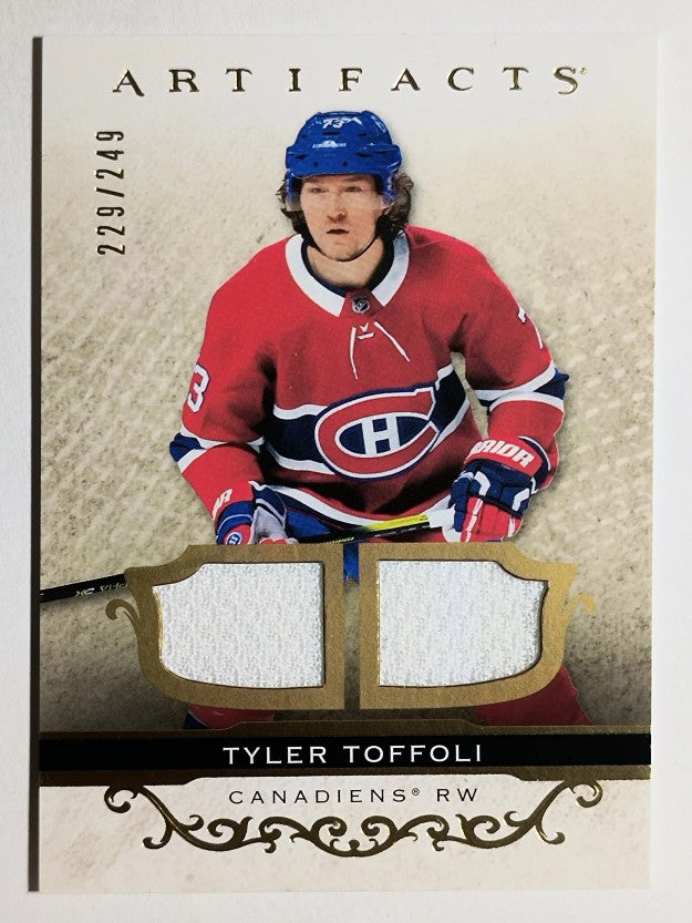 2021-22 Artifacts Materials Gold #90 Tyler Toffoli