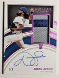2022 Immaculate Collection Pink #118 Andre Jackson AU MEM/8