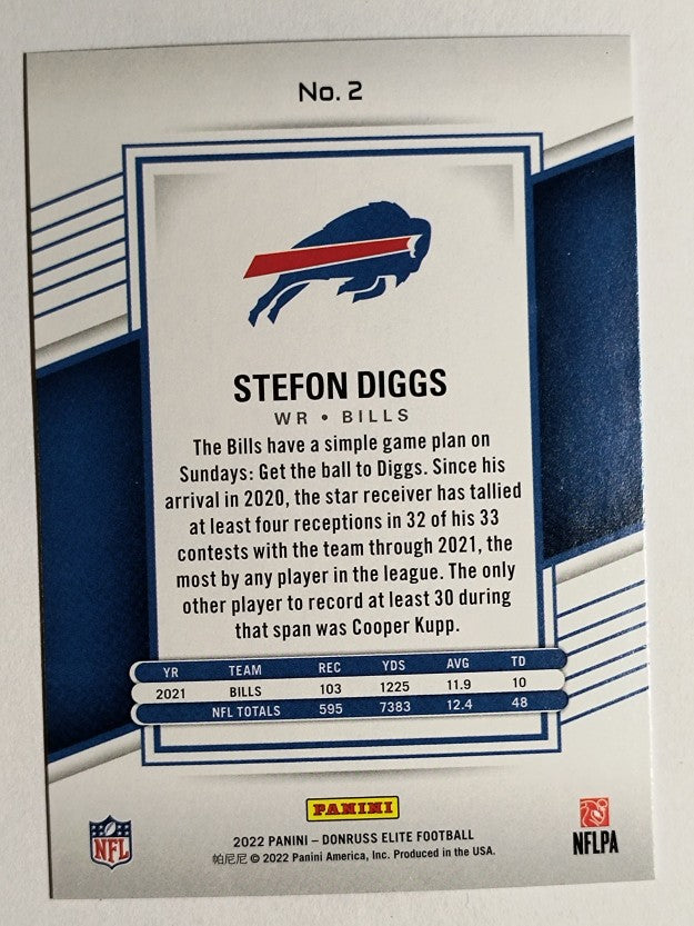 2022 Elite #2 Stefon Diggs