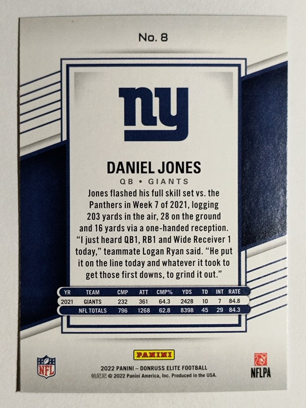 2022 Elite #8 Daniel Jones