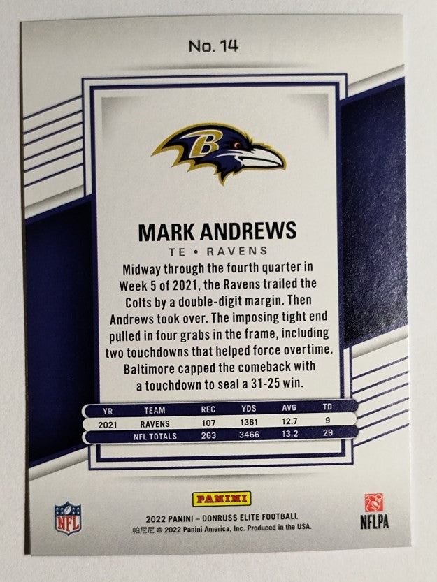 2022 Elite #14 Mark Andrews