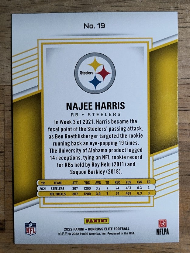 2022 Elite #19 Najee Harris