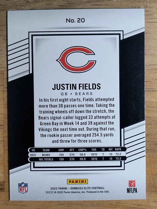 2022 Elite #20 Justin Fields