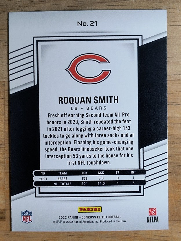 2022 Elite #21 Roquan Smith