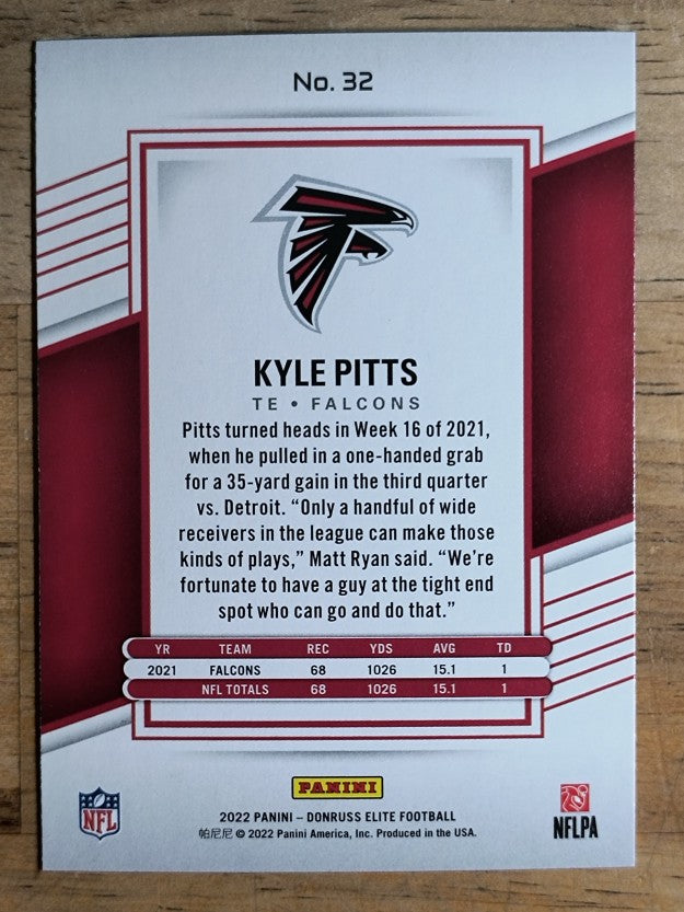 2022 Elite #32 Kyle Pitts
