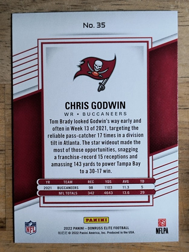 2022 Elite #35 Chris Godwin