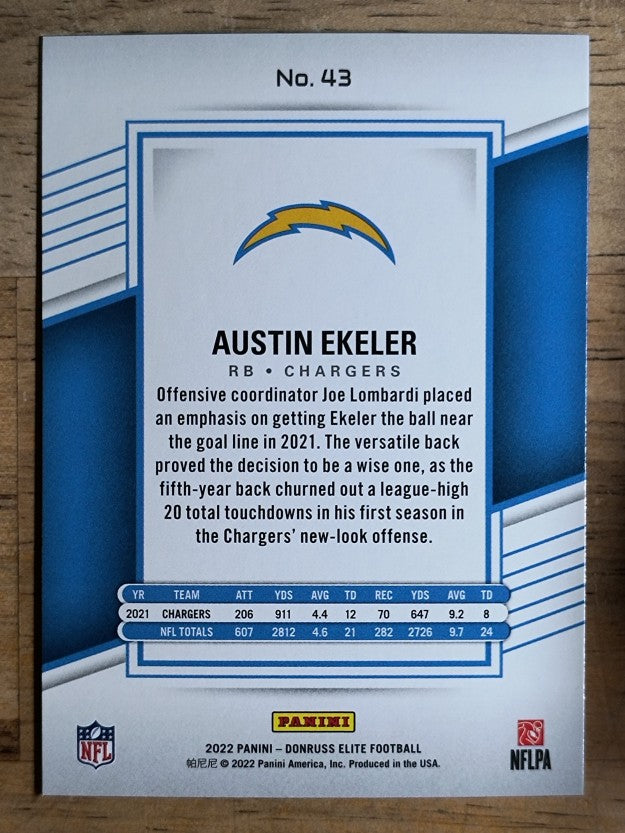 2022 Elite #43 Austin Ekeler