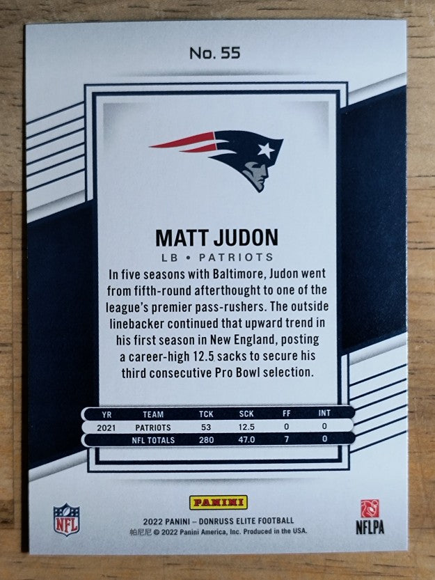 2022 Elite #55 Matt Judon