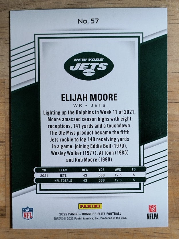2022 Elite #57 Elijah Moore