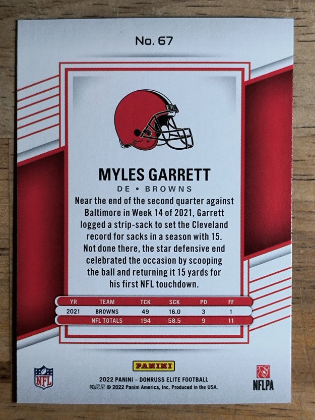 2022 Elite #67 Myles Garrett