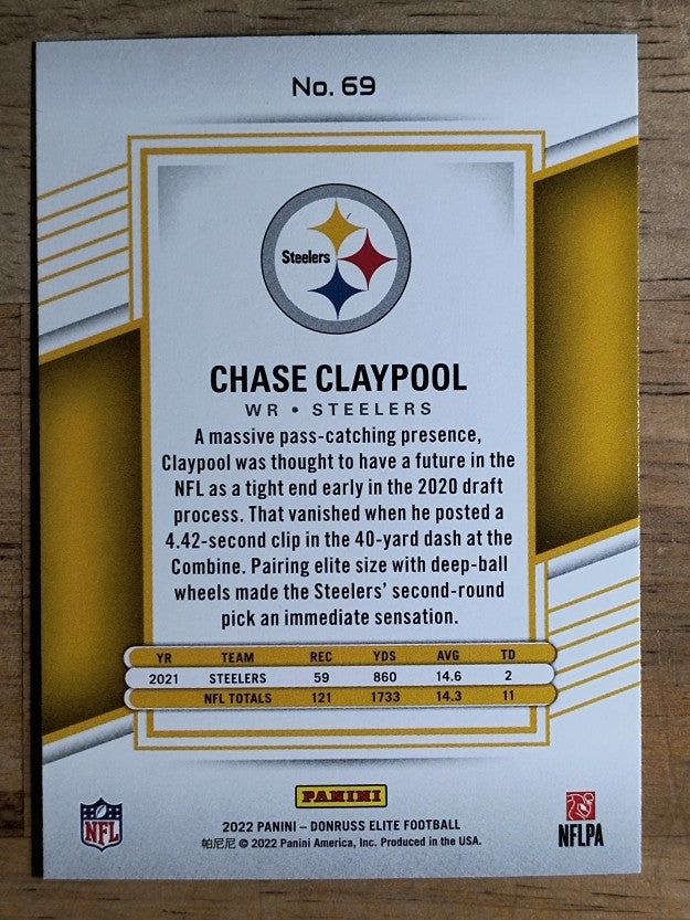 2022 Elite #69 Chase Claypool
