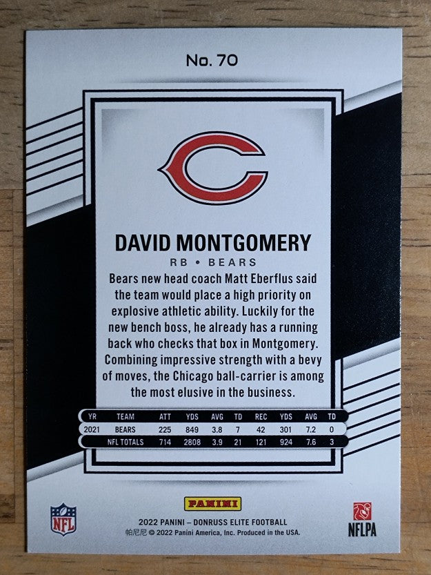 2022 Elite #70 David Montgomery