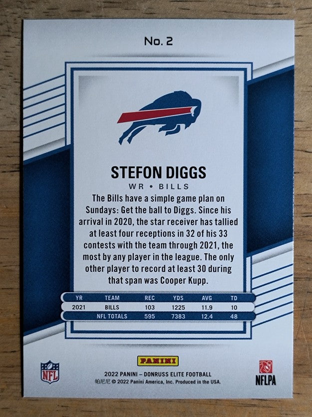 2022 Elite #2 Stefon Diggs