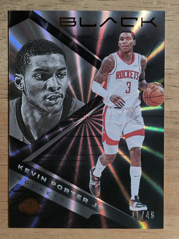 2021-22 Panini Black Copper #65 Kevin Porter Jr.
