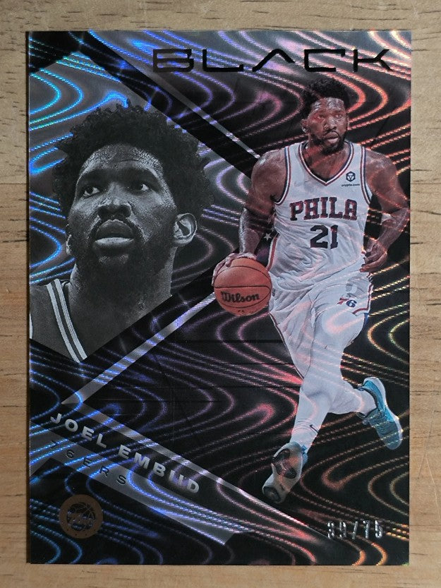 2021-22 Panini Black Silver #6 Joel Embiid