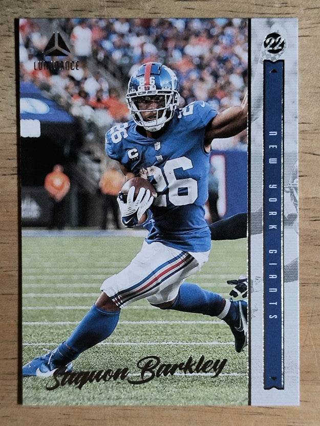 2022 Panini Luminance #54 Saquon Barkley
