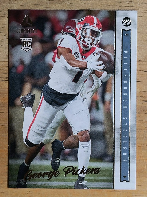 2022 Panini Luminance #120 George Pickens RC