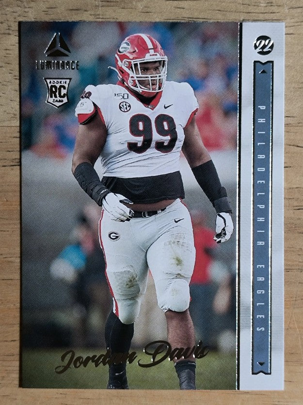 2022 Panini Luminance #153 Jordan Davis RC
