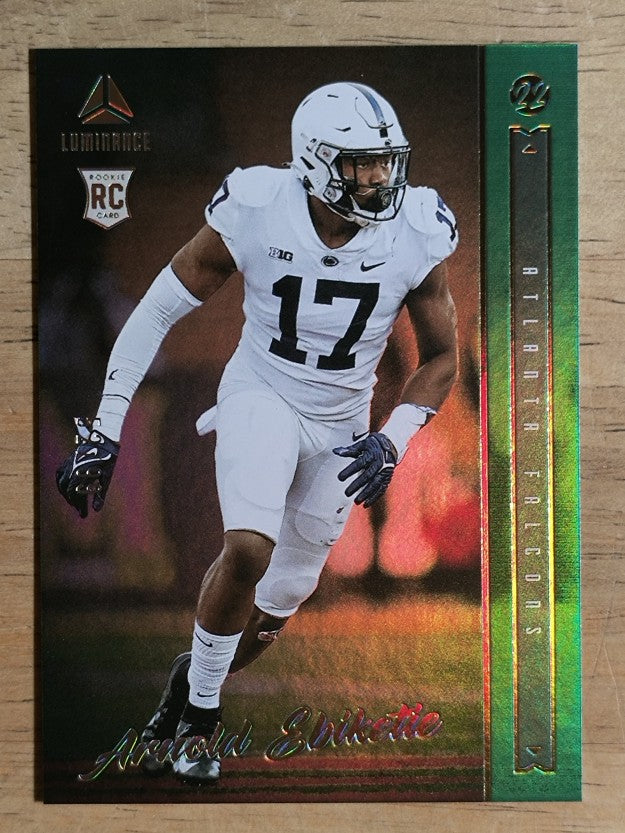 2022 Panini Luminance Green #165 Arnold Ebiketie