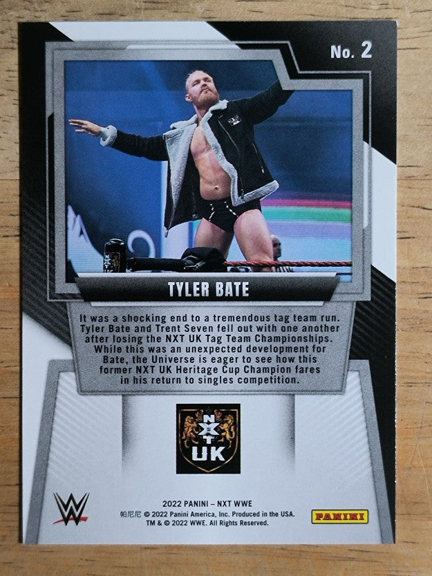 2022 Panini WWE NXT #2 Tyler Bate
